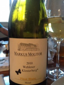 Markus Molitor - Wehlener Klosterberg Pinot Blanc* 2010