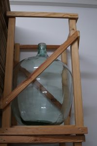 Glasballon zur Herstellung des Rum-Mazerats